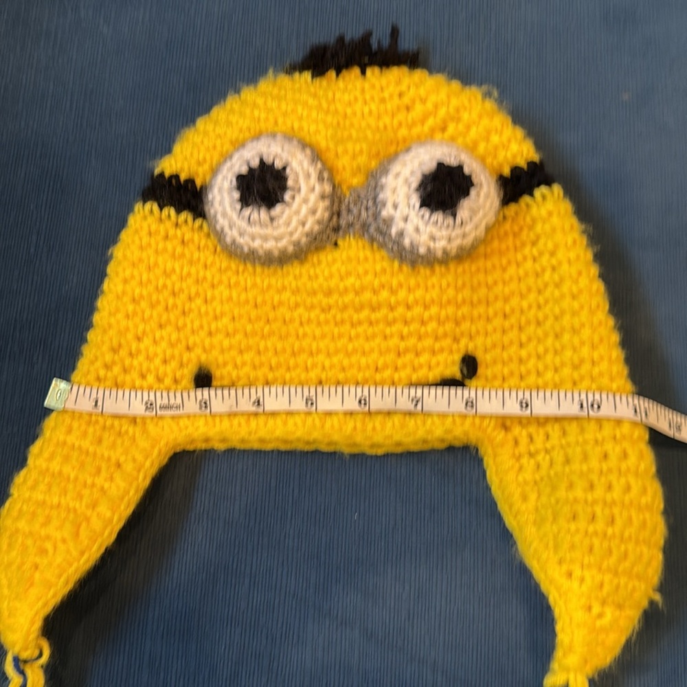 Yellow handmade Minion hat - Picture 5 of 5